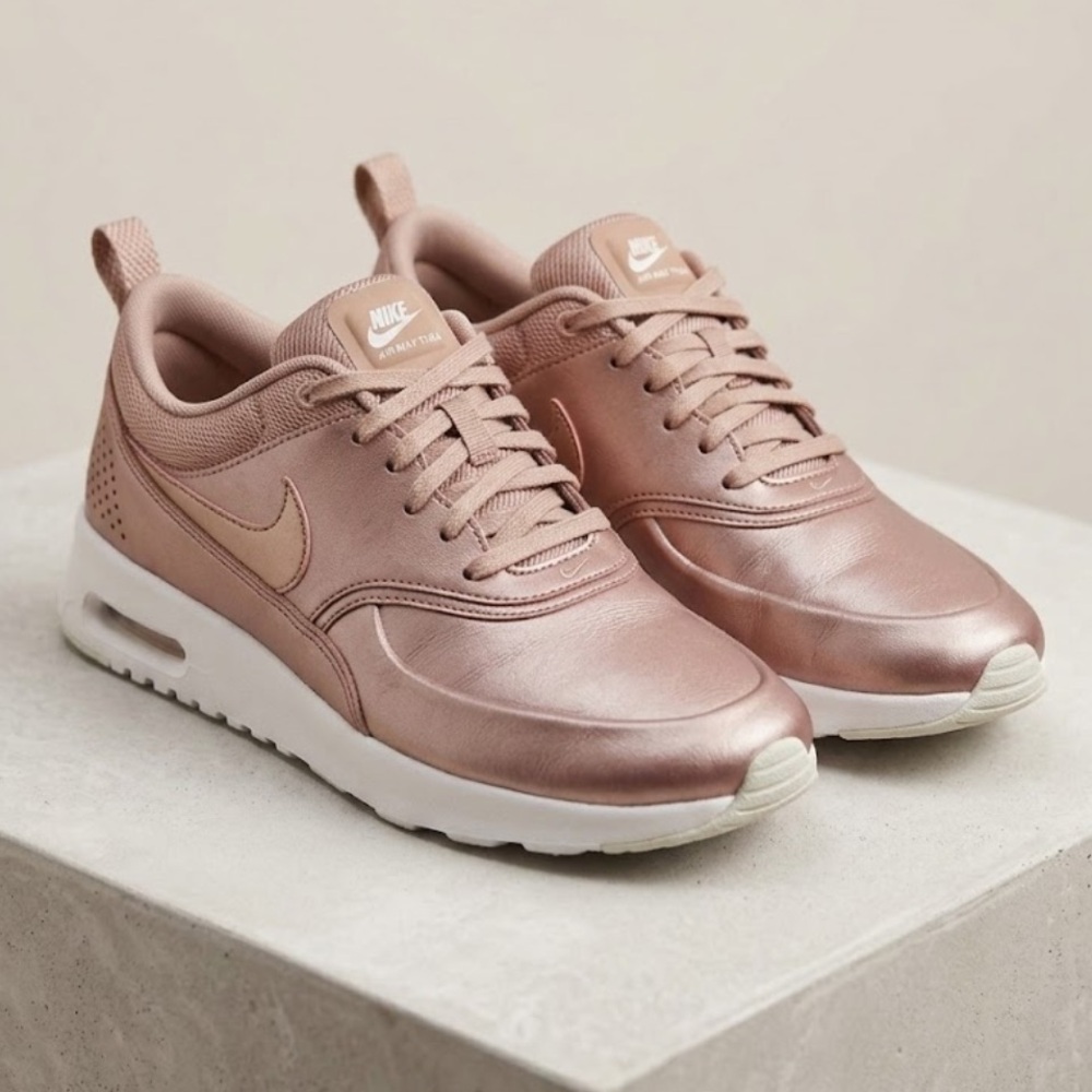Nike Women’s Air Max Thea Metallic Rose Gold Sneakers